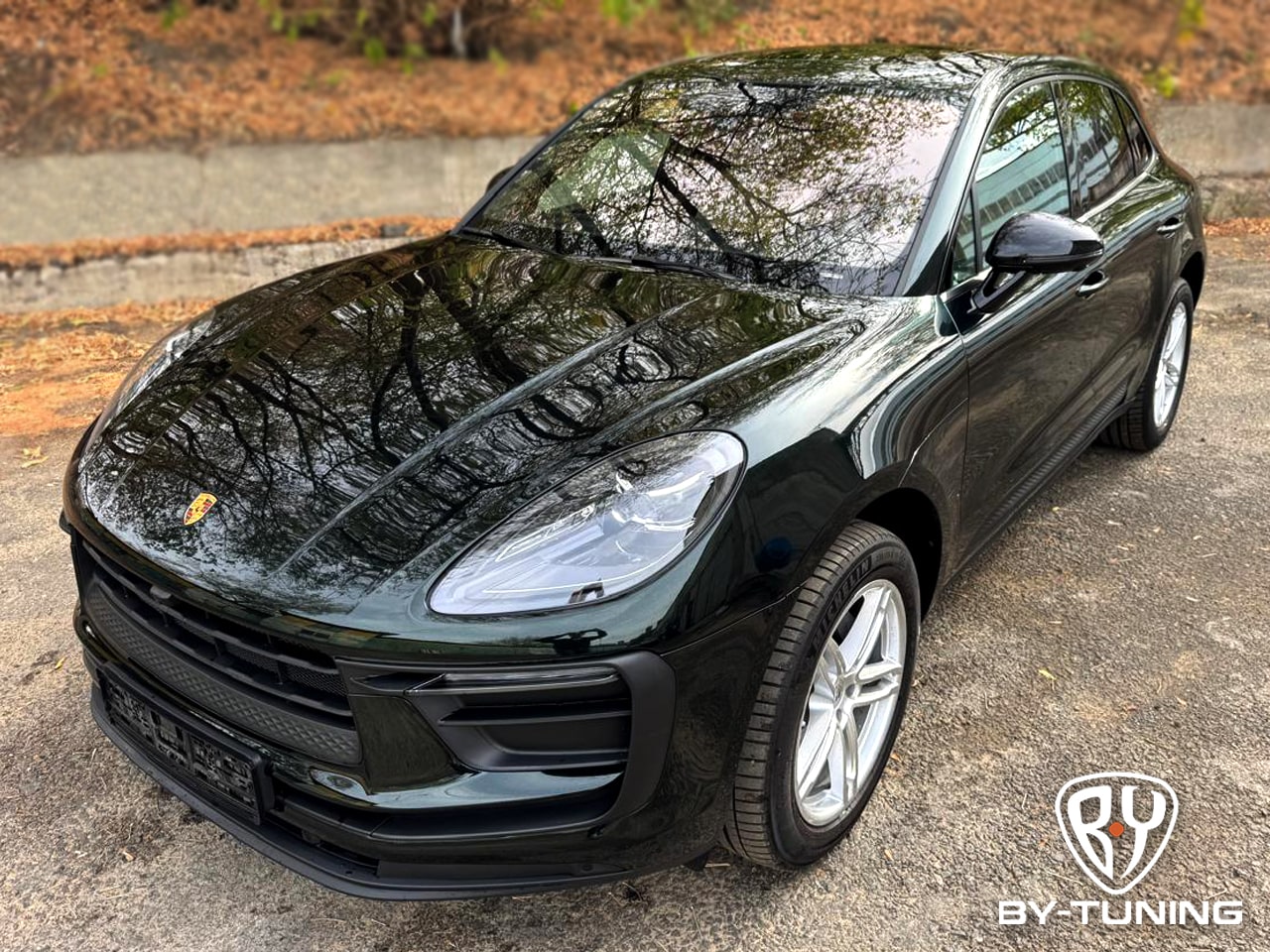 PORSCHE MACAN оклейка полиуретановой пленкой кузова автомобиля | BY-TUNING Москва
