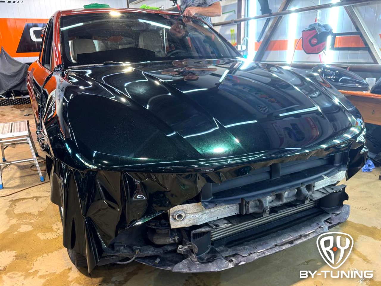PORSCHE MACAN оклейка антигравийной пленкой кузова автомобиля | BY-TUNING Москва