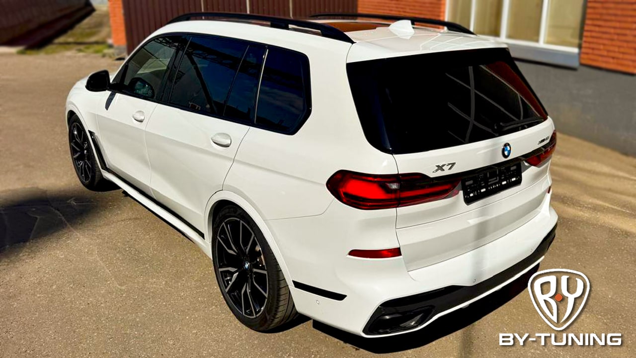 BMW X7 X-Drive 40i полная оклейка автомобиля антигравийной пленкой | BY-TUNING Москва