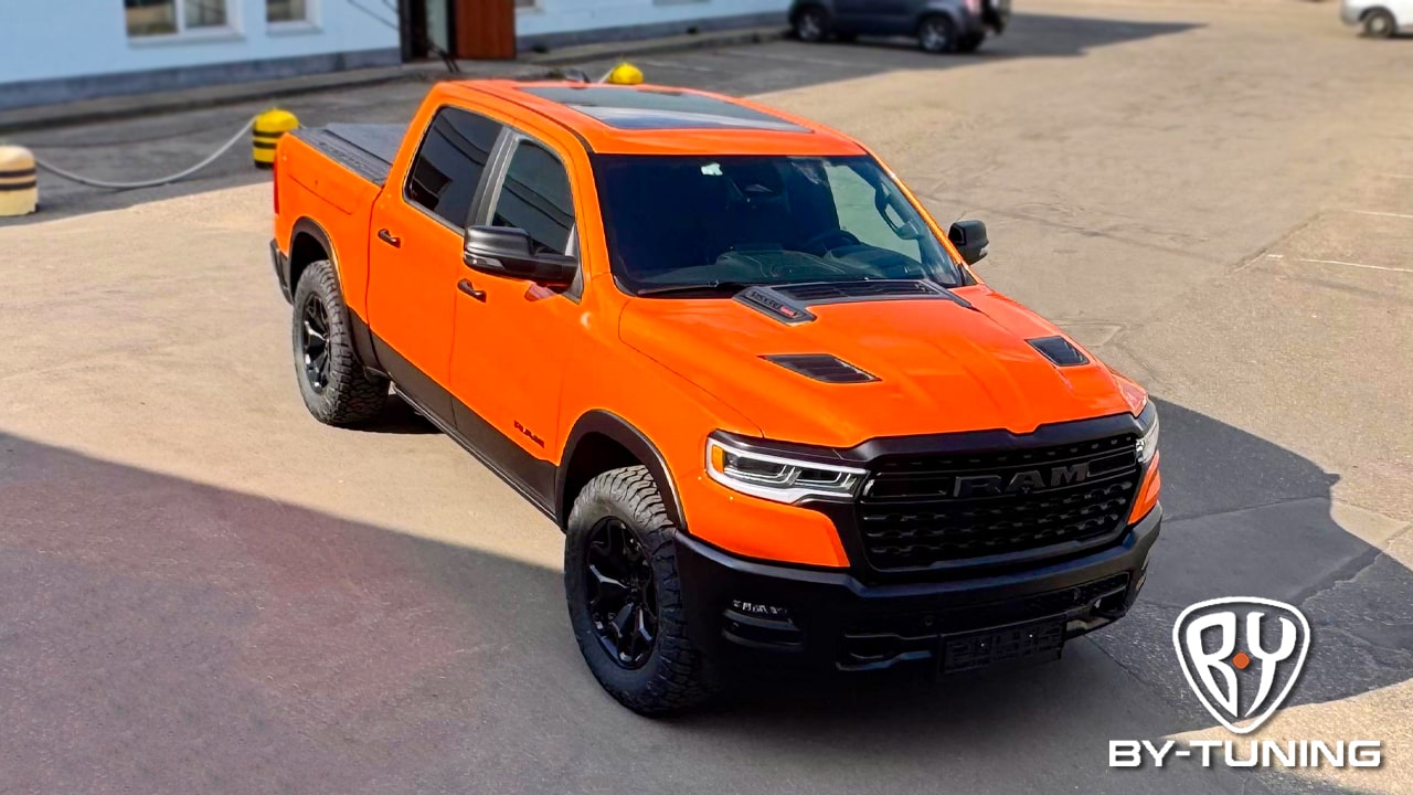 DODGE RAM 1500 LIMITED защита автомобиля полиуретановой бронепленкой | BY-TUNING Москва