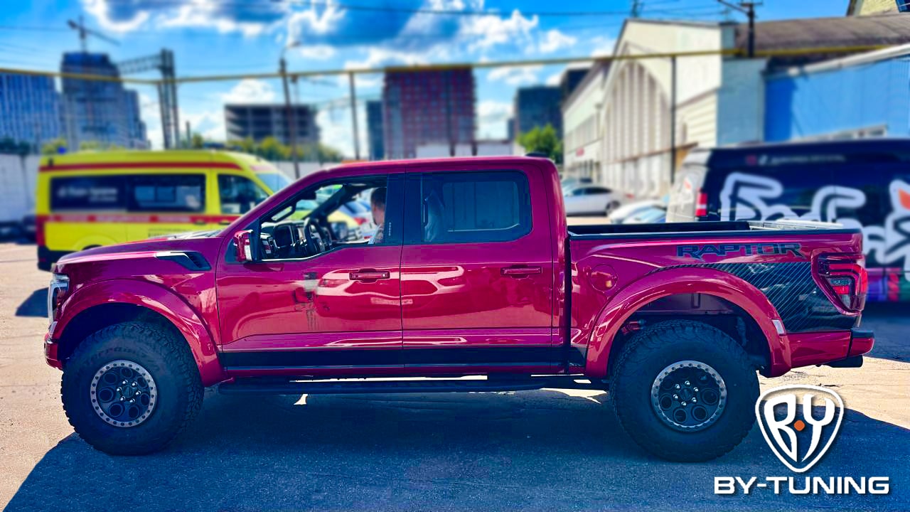 FORD F 150 RAPTOR оклейка кузова авто антигравийной пленкой | BY-TUNIG Москва