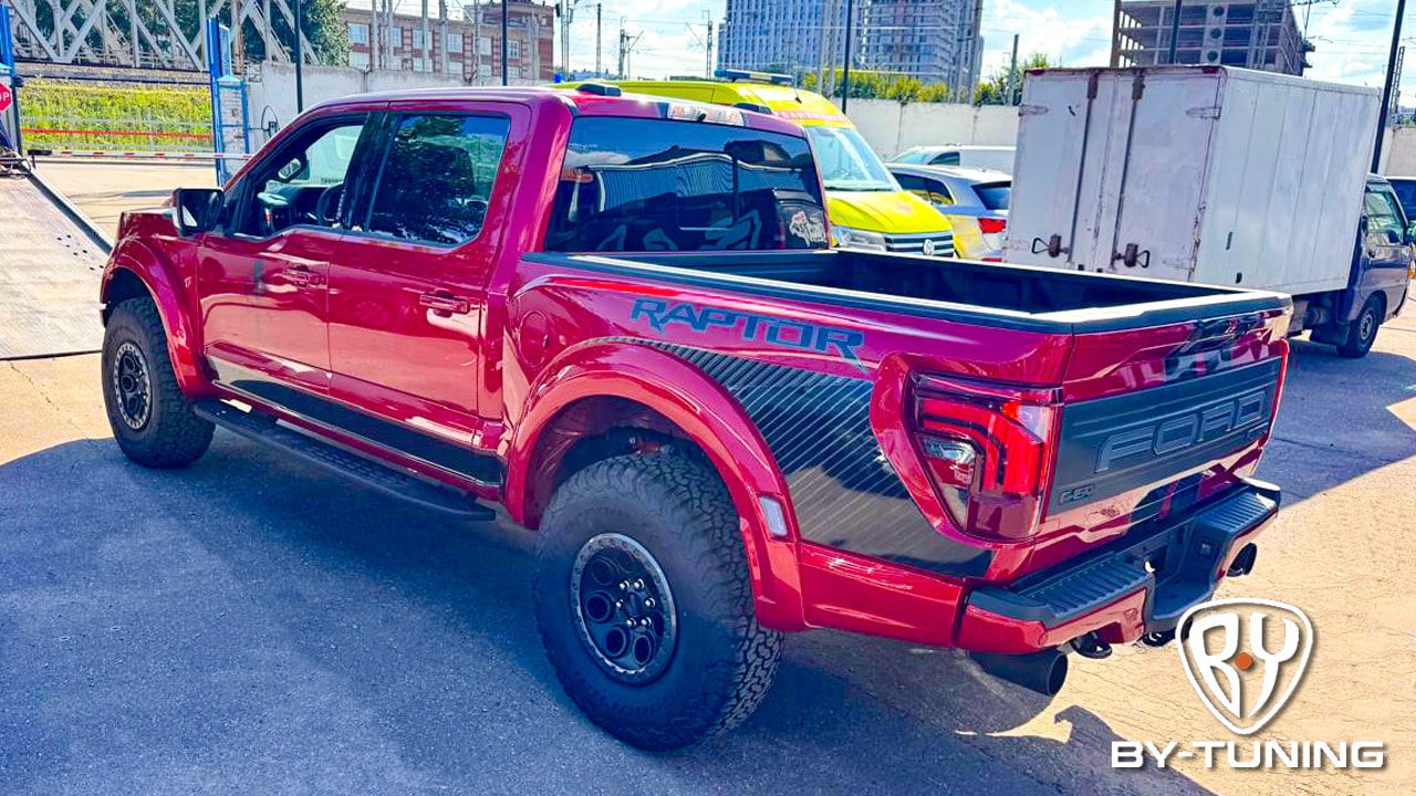 FORD F 150 RAPTOR бронирование кузова автомобиля полиуретановой пленкой | BY-TUNIG Москва