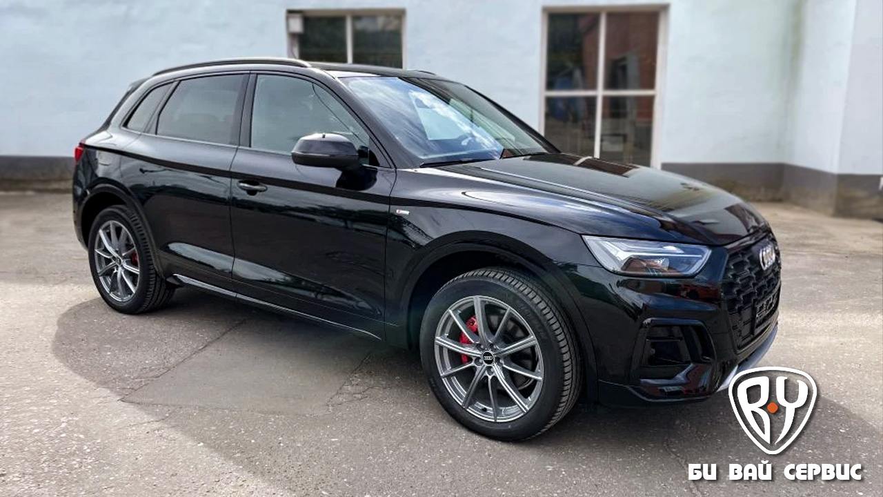 AUDI Q5L 2025 антигравийная защита кузова автомобиля полиуретановой пленкой | БИ ВАЙ СЕРВИС Москва