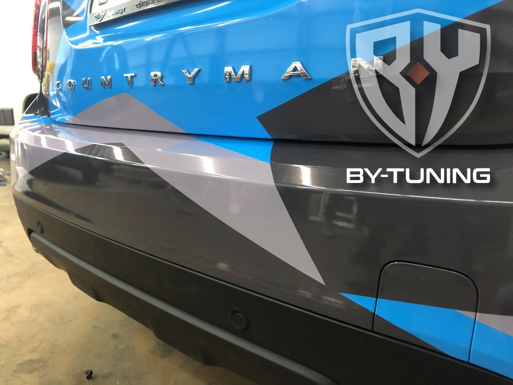 MINI COOPER винилография разработка дизайна, печать, нанесение на кузова авто | БИ ВАЙ СЕРВИС Москва
