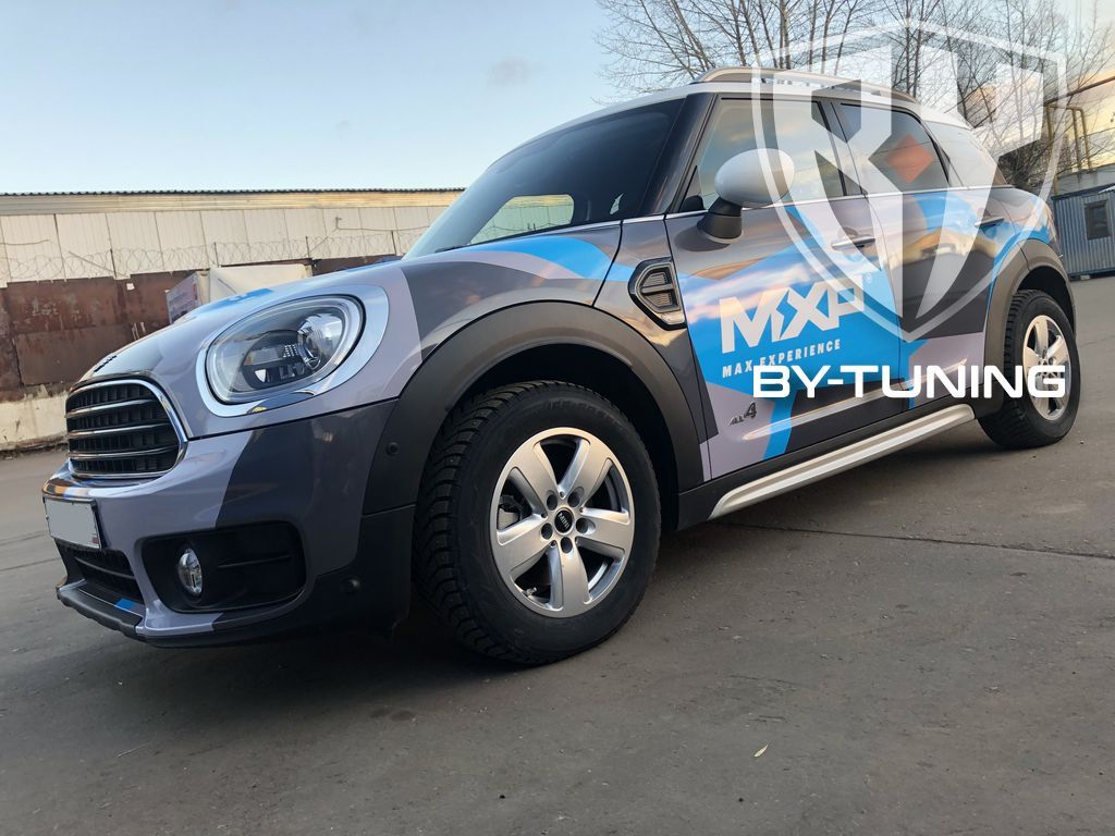 MINI COOPER брендирование кузова автомобиля | БИ ВАЙ СЕРВИС Москва